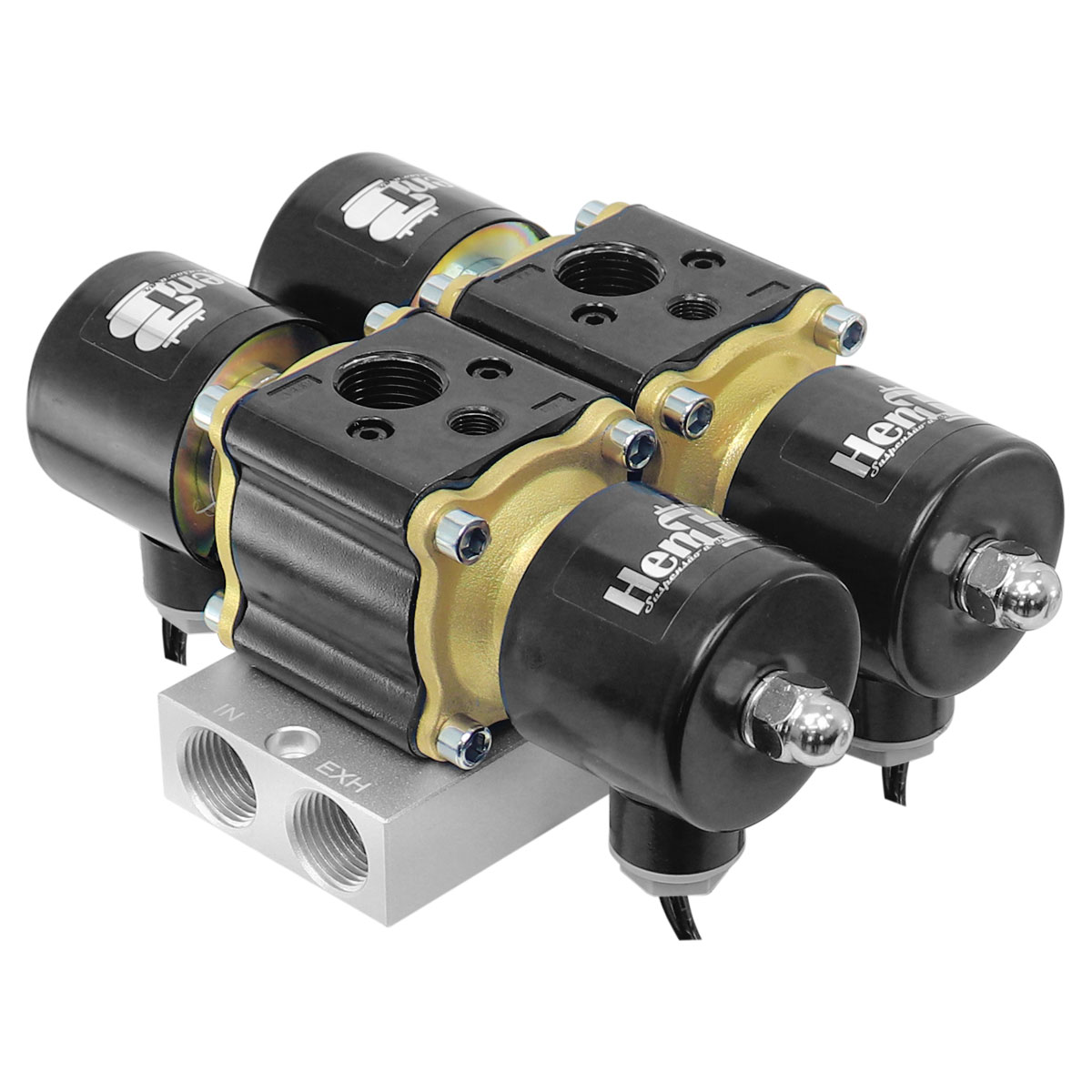 Bloco Suspensao Ar 4 Valvulas 1/2 24v - Hent automotivos 