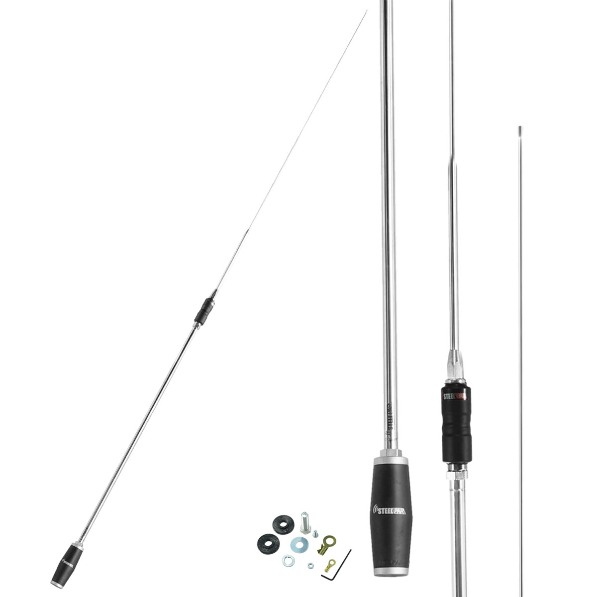 Antena Rádio PX para Caminhão com prolongador 275 cm