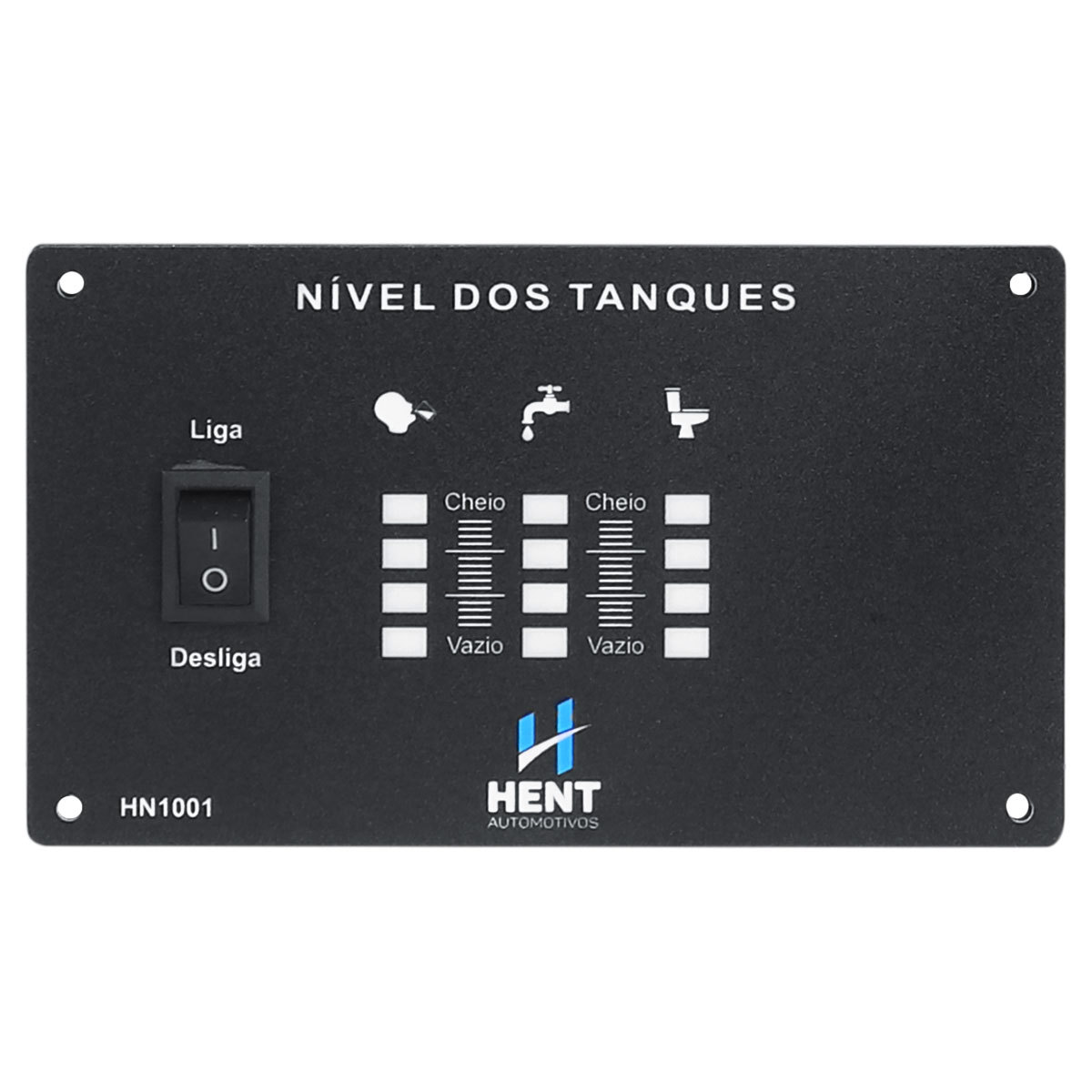 Indicador Medidor Sensor De Nível Caixa D Água 3 Tanque