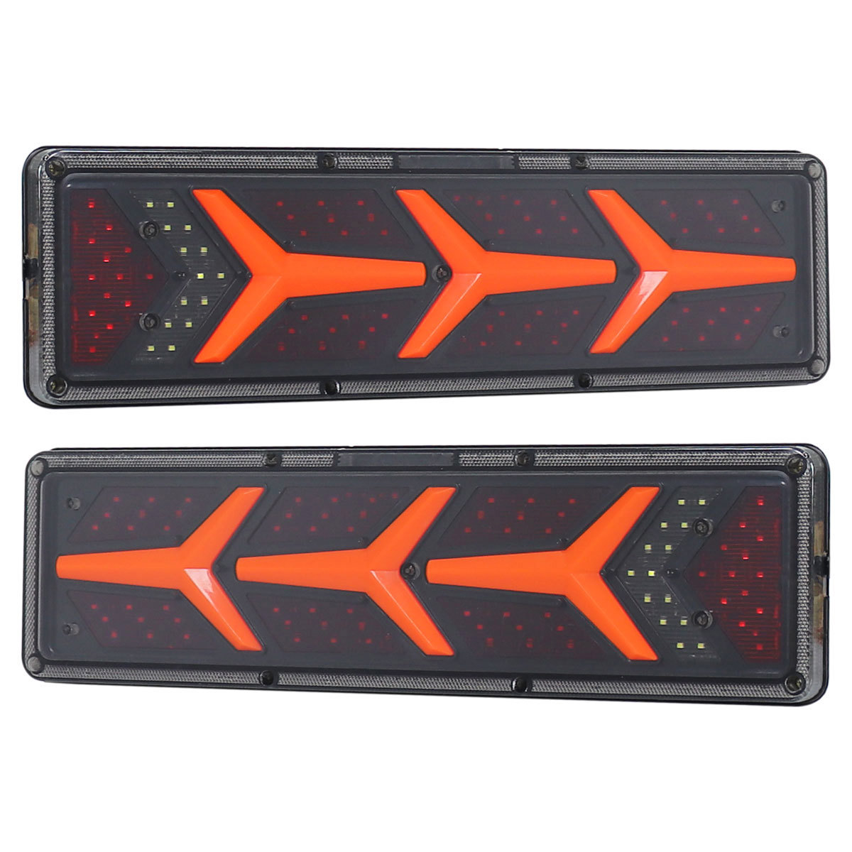 LANTERNA LED REBOQUE SEQUENCIAL YYY BLACK 46 X 9 - R8 24V