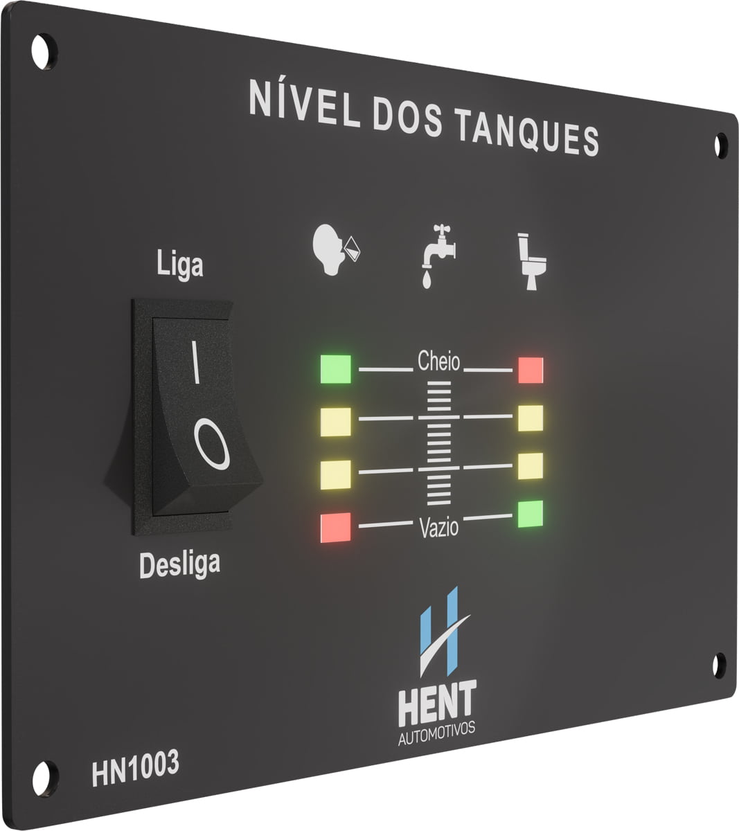 Indicador Medidor Sensor De Nível Caixa D Água 2 Tanque