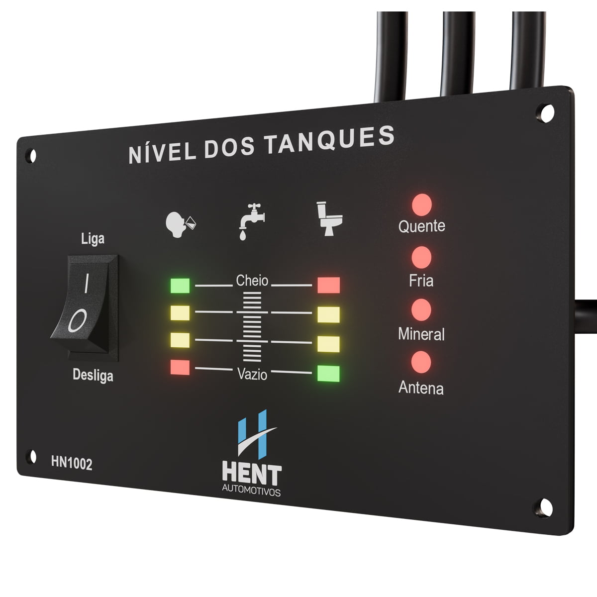 Medidor Nível Agua 2 Tanques + 4 Sinal Motorhome Sensor