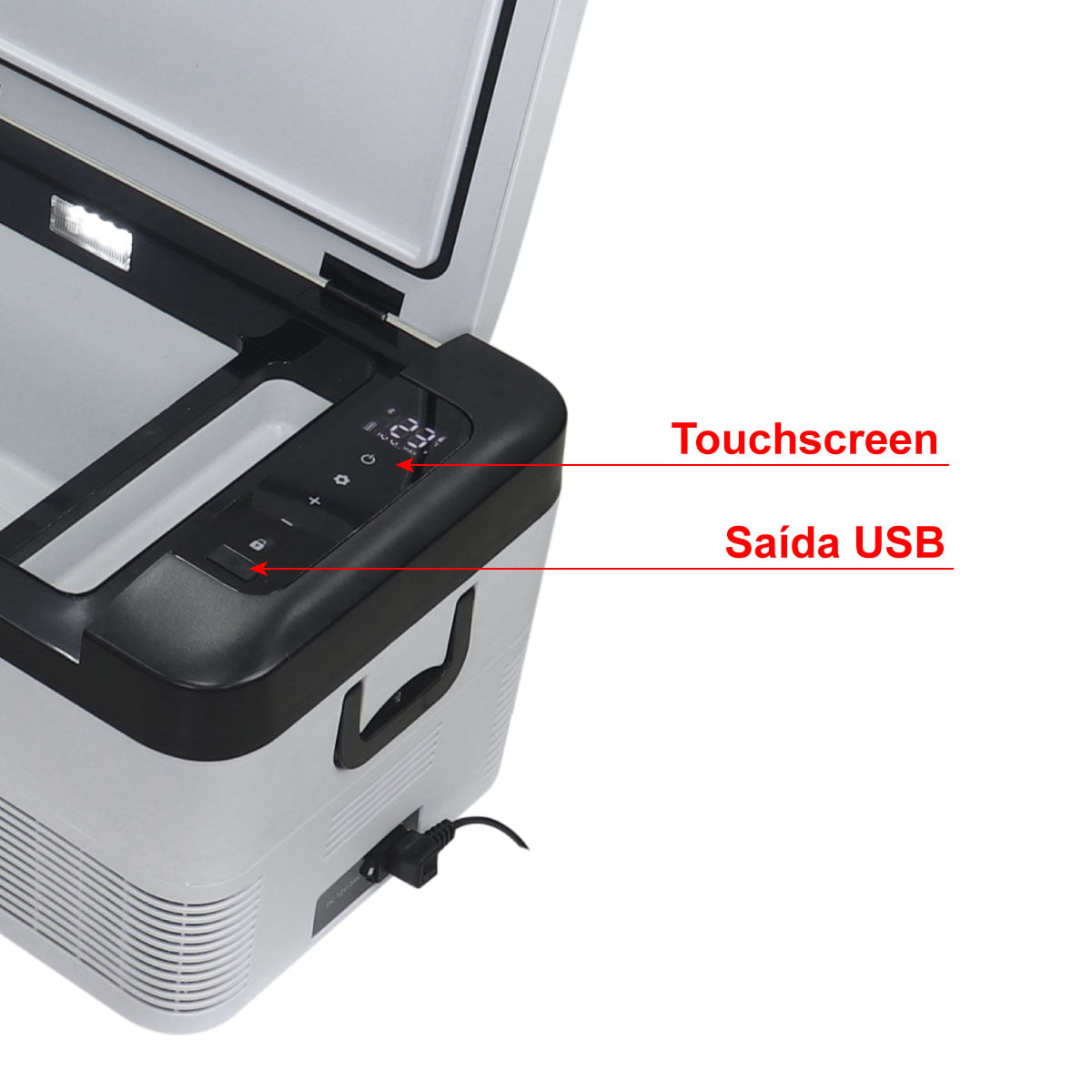 4444 GELADEIRA PORTATIL 18 LITROS QUADRIVOLT 12/24/127/220V PARA