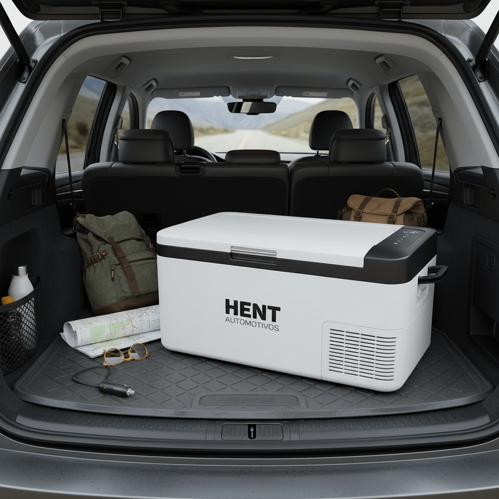 GELADEIRA PORTATIL 18 LITROS QUADRIVOLT 12/24/127/220V PARA