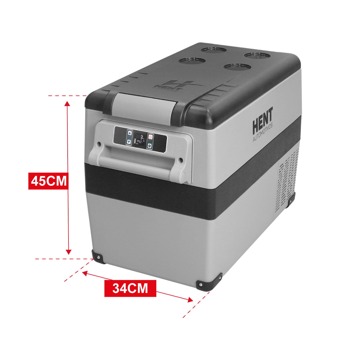 Geladeira Portátil HenT 42 Litros Quadrivolt 12v 24v 127v 220v é
