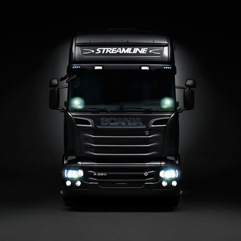 LOGO EM LED PARA CABINE CAMINHÃO SCANIA é na Trucão Auto Peças. Compre em  até 10x S/ Juros ou com 5% de desconto no Pix ou Boleto.