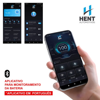 BATERIA LIFEPO4 LÍTIO E BLUETOOTH 12v 100AH 1,2 KWH COM DISPLAY