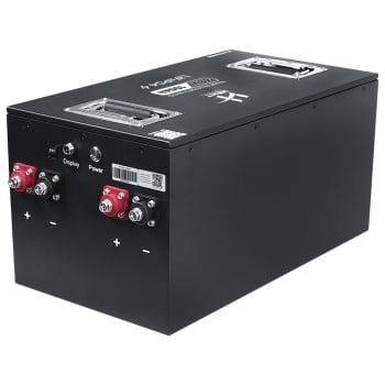 BATERIA LIFEPO4 LÍTIO E BLUETOOTH METAL 48V 100AH 4,8KWH