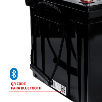 BATERIA LIFEPO4 LÍTIO E BLUETOOTH 12v 300AH 1,2 KWH