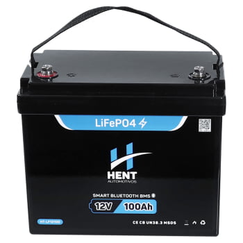 BATERIA LIFEPO4 LÍTIO E BLUETOOTH 12v 100AH 1,2 KWH