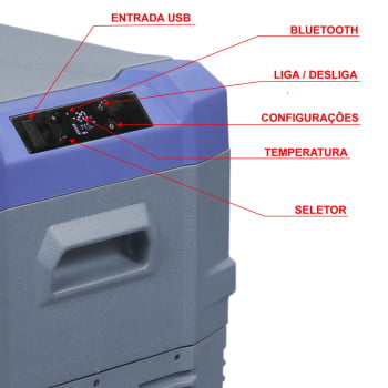 Geladeira Portátil 40 Litros 12/24/127/220v-NL40