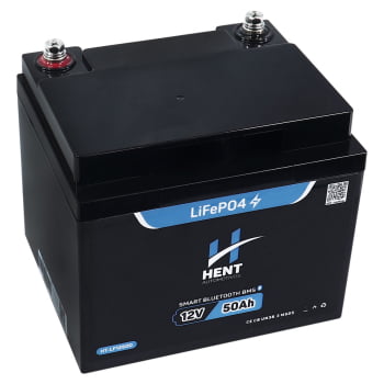 BATERIA LIFEPO4 LÍTIO E BLUETOOTH 12v 50AH 640WH