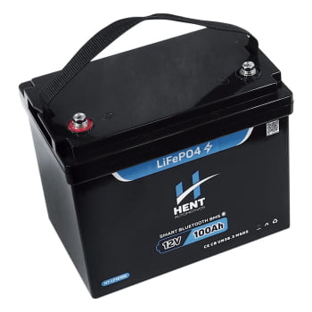 BATERIA LIFEPO4 LÍTIO E BLUETOOTH 12v 100AH 1,2 KWH