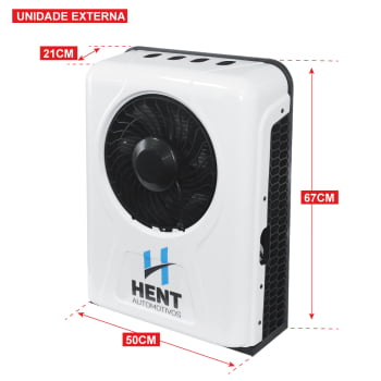 Ar Condicionado 12v elétrico teto Inverter Split