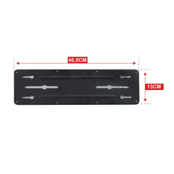 LANTERNA LED REBOQUE SEQUENCIAL YYY BLACK 46 X 9 - R8 24V