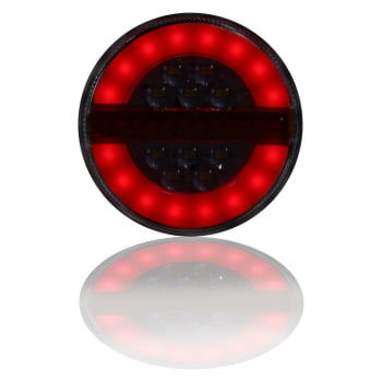 Sinaleira Traseira Led Sequencial Carreta, Reboque, Caminhão