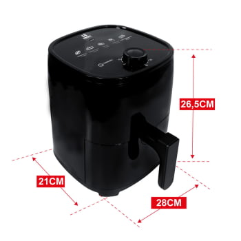 Air Fryer 12v 3l Portátil Motorhome Caminhão