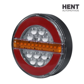 Sinaleira Traseira Led Sequencial Carreta, Reboque, Caminhão