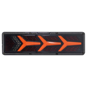 LANTERNA LED REBOQUE SEQUENCIAL YYY BLACK 46 X 9 - R8 24V