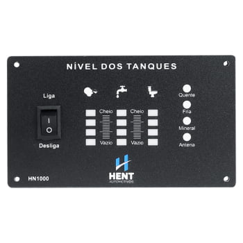 Painel Medidor Nível De Água 3 Tanques Motorhome Sensor
