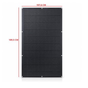 PAINEL SOLAR FLEXIVEL 400W 1895 X 1076 MM MOTORHOME,CASA