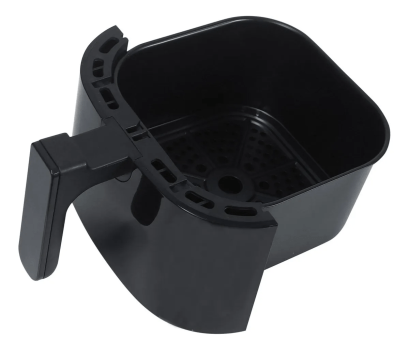 Fritadeira Elétrica Air Fryer Portátil Automotiva 24v Hent Preto