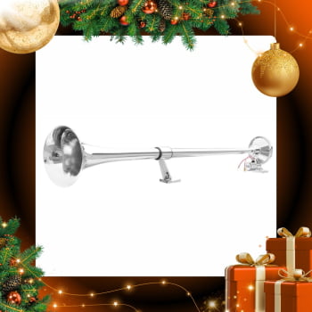 Buzina Marítima 1 Metro 12/ 24v Caminhão Barco 100cm