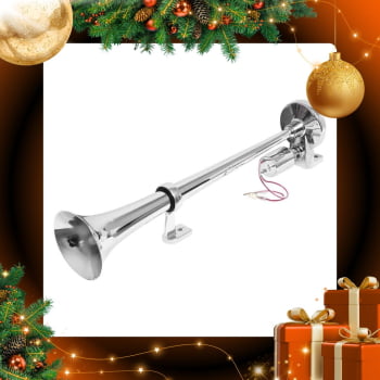 Buzina Maritima 45cm 12/24v - Hent Automotivos