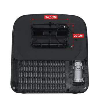 Ar Condicionado de Teto 12V Inverter 3/4 – Ideal p/ Caminhão 3/4