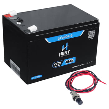 Bateria Lifepo4 12v 15ah Lítio 192wh Bms