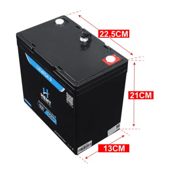 Bateria Lifepo4 12v 50ah Lítio E Bluetooth 640wh