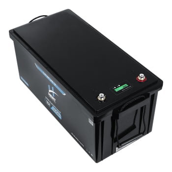 BATERIA LIFEPO4 LÍTIO E BLUETOOTH 12v 300AH 3,6 KWH COM DISPLAY