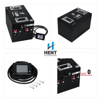 BATERIA LIFEPO4 LÍTIO E BLUETOOTH 12v 320AH 4,0 KWH