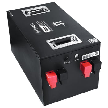 BATERIA LIFEPO4 LÍTIO E BLUETOOTH 24v 200AH 4,8 KWH COM BMS