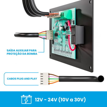 Indicador Medidor Sensor De Nível Caixa D Água 2 Tanque