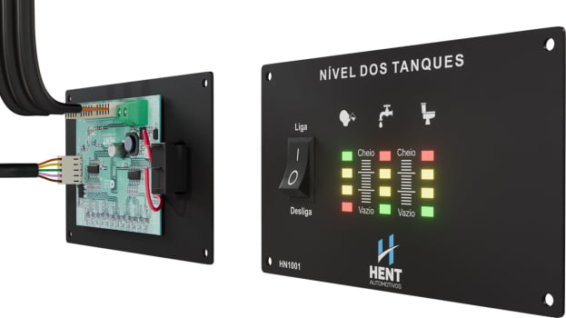 Indicador Medidor Sensor De Nível Caixa D Água 3 Tanque