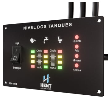 Painel Medidor Nível De Água 3 Tanques Motorhome Sensor