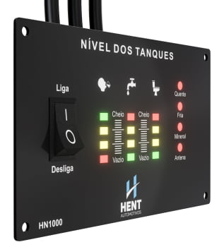 Painel Medidor Nível De Água 3 Tanques Motorhome Sensor