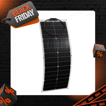 Placa Solar Fotovoltaica Flexível 75w