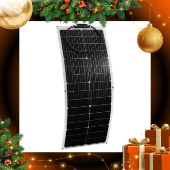 Placa Solar Fotovoltaica Flexível 75w