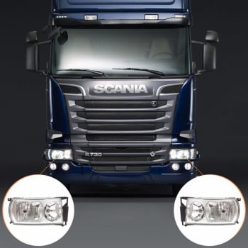 Farol Principal Scania Serie 5 - Par