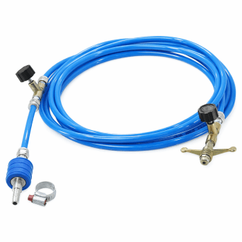 Kit Mangueira Gas C/ Regulador para Fogareiro Caminhao