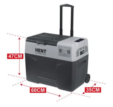 GELADEIRA PORTATIL HENT 40L COM RODA