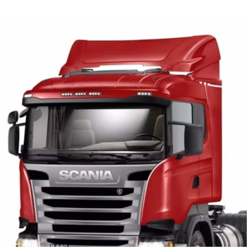 Lanterna Do Tapa Sol Led Scania P G R Série 4 E 5- Com Fio