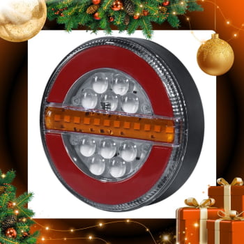 Sinaleira Traseira Led Sequencial Carreta, Reboque, Caminhão