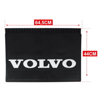 Tapa Barro Traseiro Volvo Fh 64,5 X 44Cm - Kit 2 Unidades