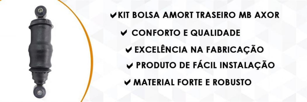 Kit Bolsa Amortecedor Traseiro Mb Axor 9408901019