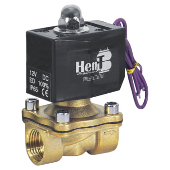 Válvula Solenoide 1/2  Suspensão a ar Buzina 12v 24v